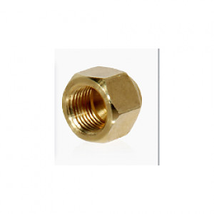 Гайка латунная 3/8" - 3/8" SAE (4000134) (BLR/RA-3/8) (11130001)